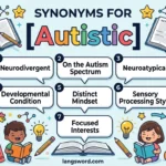 synonyms for autistic
