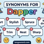 synonyms for dapper