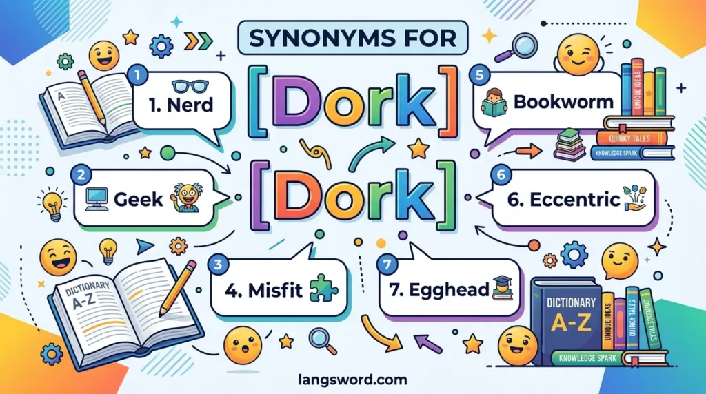 synonyms for dork