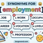 synonyms for employment