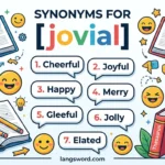 synonyms for jovial