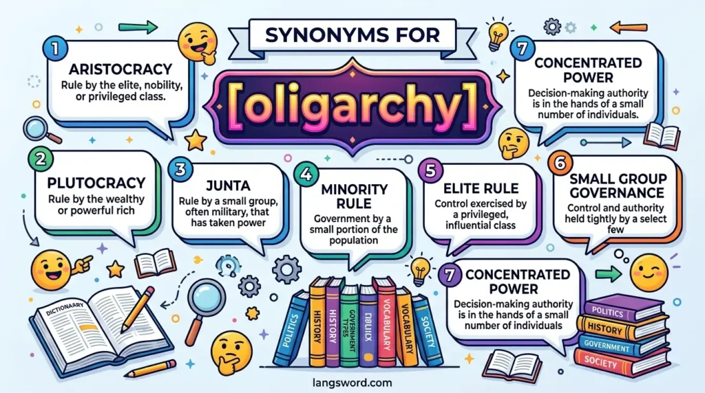 synonyms for oligarchy