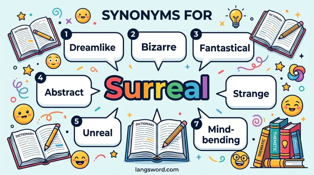 synonyms for surreal