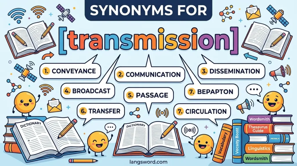 synonyms for transmission