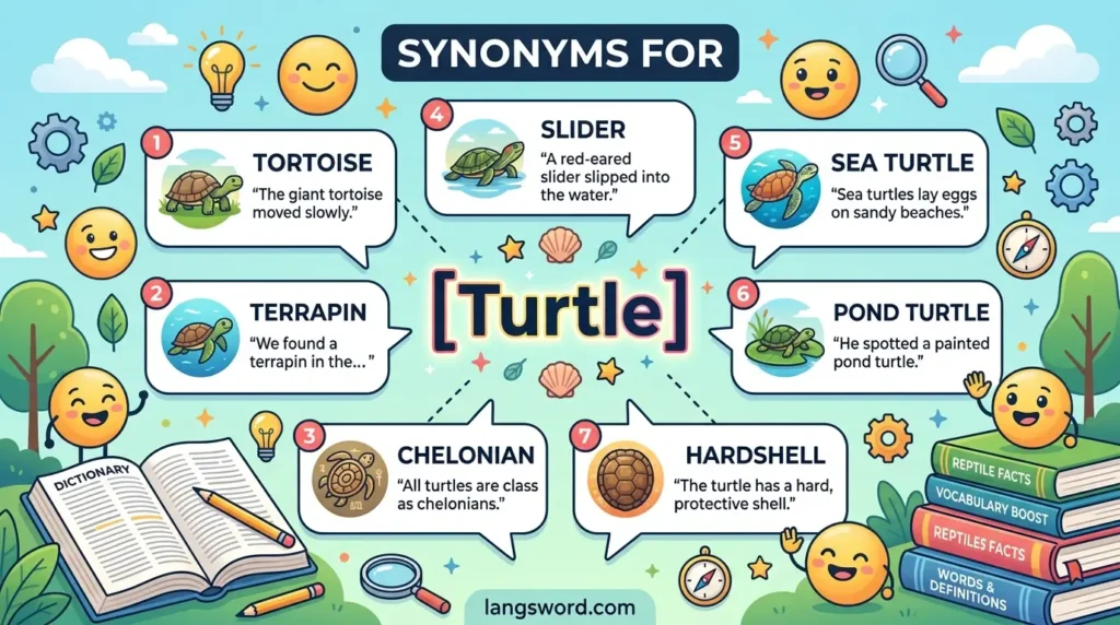 synonyms for turtle