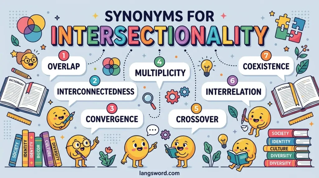 synonyms for intersectionality